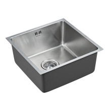 Кухонная мойка Paulmark Lassan 44 PM304444-BS Брашированная сталь