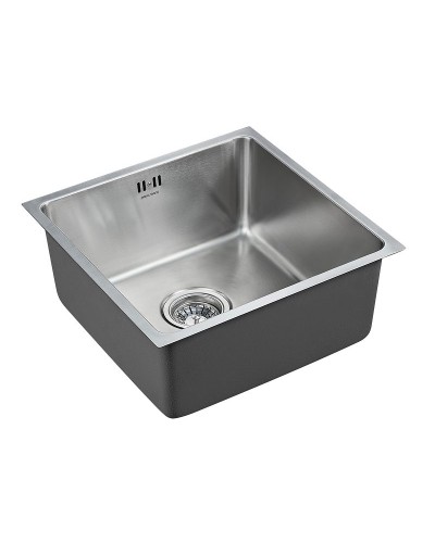 Кухонная мойка Paulmark Lassan 44 PM304444-BS Брашированная сталь