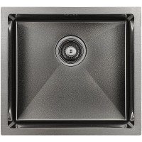 Кухонная мойка Paulmark Marx 44 PM214844-GM Вороненая сталь