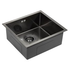 Кухонная мойка Paulmark Marx 44 PM214844-GM Вороненая сталь