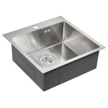 Кухонная мойка Paulmark Kroner 51 PM215151-BS Брашированная сталь