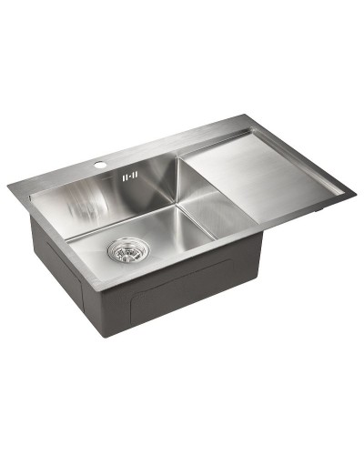 Кухонная мойка Paulmark Atlan 78 L PM217851-BSL Брашированная сталь