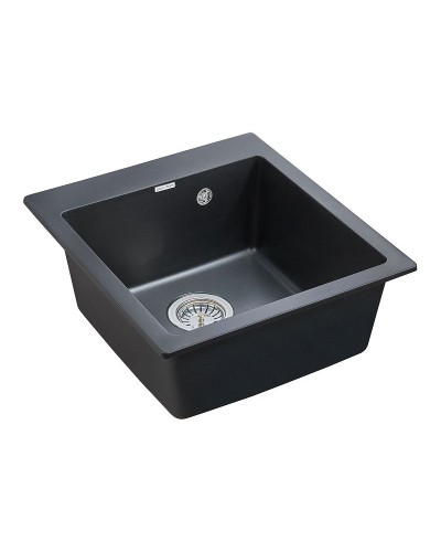 Кухонная мойка Paulmark Zemar 46 PM104651-BLM Черный металлик