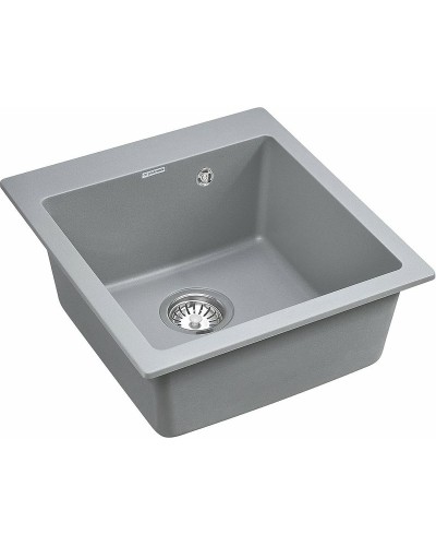 Кухонная мойка Paulmark Zemar 46 PM104651-GRM Серый металлик