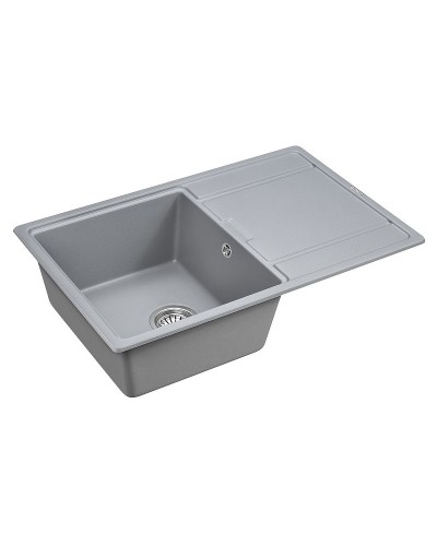 Кухонная мойка Paulmark Flugen 78 PM217850-GRM Серый металлик