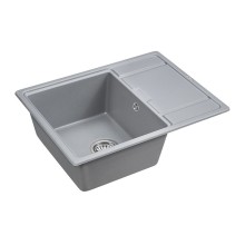 Кухонная мойка Paulmark Weimar 65 PM216550-GRM Серый металлик