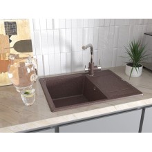 Кухонная мойка Paulmark Weimar 65 PM216550-GRM Серый металлик