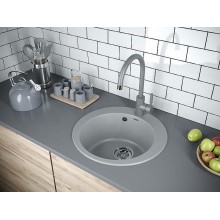 Кухонная мойка Paulmark Gelegen 48 PM404800-GRM Серый металлик
