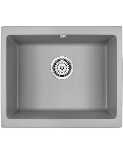 Кухонная мойка Paulmark Gera 55 PM205546-GRM Серый металлик