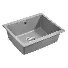 Кухонная мойка Paulmark Gera 55 PM205546-GRM Серый металлик