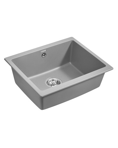 Кухонная мойка Paulmark Gera 55 PM205546-GRM Серый металлик