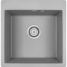 Кухонная мойка Paulmark Praktisch 51 PM105152-GRM Серый металлик