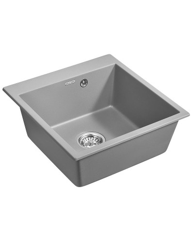 Кухонная мойка Paulmark Praktisch 51 PM105152-GRM Серый металлик
