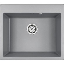 Кухонная мойка Paulmark Kante 60 PM106052-GRM Серый металлик