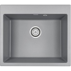 Кухонная мойка Paulmark Kante 60 PM106052-GRM Серый металлик