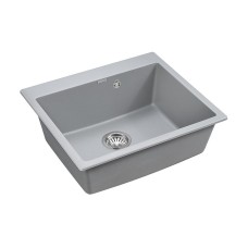 Кухонная мойка Paulmark Kante 60 PM106052-GRM Серый металлик