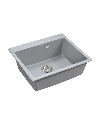 Кухонная мойка Paulmark Kante 60 PM106052-GRM Серый металлик
