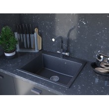 Кухонная мойка Paulmark Kante 60 PM106052-GRM Серый металлик