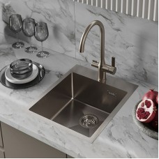 Кухонная мойка Iddis Haze 43 HAZ43S0i77 Сатин