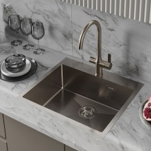 Кухонная мойка Iddis Haze 59 HAZ59S0i77 Сатин