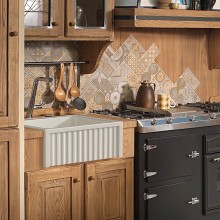 Кухонная мойка Kerasan Hannah Hampshire 60 546001 Белая