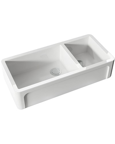 Кухонная мойка Kerasan Hannah Oxfordshire 100 543001 Белая