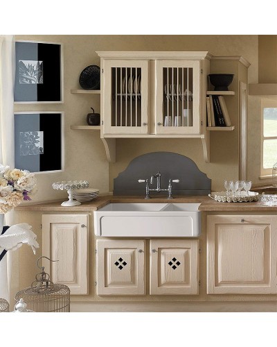 Кухонная мойка Kerasan Hannah Oxfordshire 100 543001 Белая