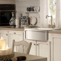 Кухонная мойка Kerasan Hannah Devon 60 544001 Белая