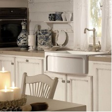 Кухонная мойка Kerasan Hannah Devon 60 544001 Белая