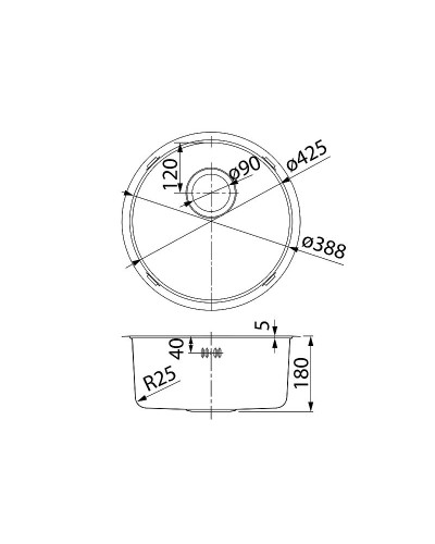 Кухонная мойка Iddis Edifice 42 EDI42G0i77 Графит