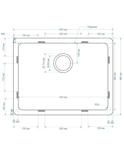 Кухонная мойка Seaman Natural Genova SMC-6046U-Antique.A