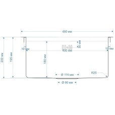 Кухонная мойка Seaman Natural Genova SMC-7146U-Supreme.A