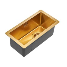 Кухонная мойка Paulmark Klein 23 PM202344-BG Брашированное золото