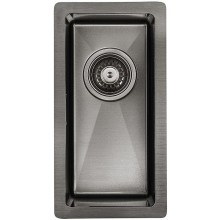 Кухонная мойка Paulmark Klein 23 PM202344-GM Вороненая сталь