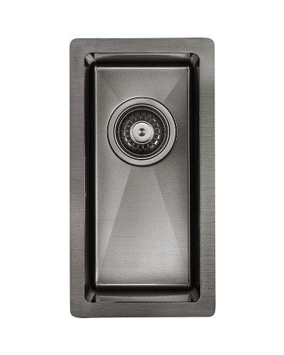 Кухонная мойка Paulmark Klein 23 PM202344-GM Вороненая сталь