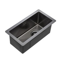 Кухонная мойка Paulmark Klein 23 PM202344-GM Вороненая сталь
