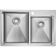 Кухонная мойка Paulmark Berman 78 PM517851-BS Брашированная сталь