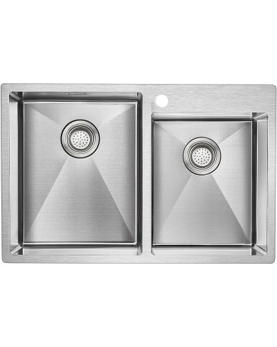 Кухонная мойка Paulmark Berman 78 PM517851-BS Брашированная сталь