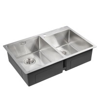 Кухонная мойка Paulmark Berman 78 PM517851-BS Брашированная сталь