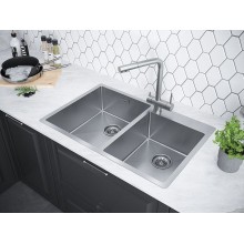 Кухонная мойка Paulmark Berman 78 PM517851-BS Брашированная сталь