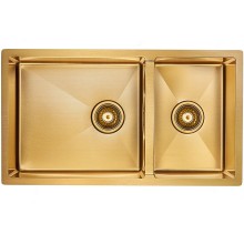 Кухонная мойка Paulmark Osser 78 PM527844-BG Брашированное золото
