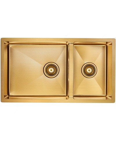 Кухонная мойка Paulmark Osser 78 PM527844-BG Брашированное золото