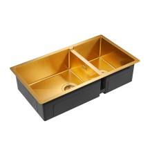 Кухонная мойка Paulmark Osser 78 PM527844-BG Брашированное золото