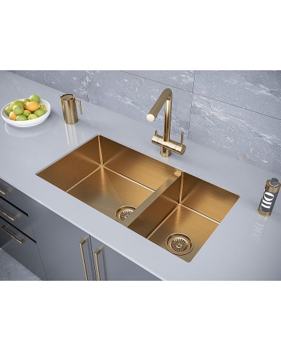 Кухонная мойка Paulmark Osser 78 PM527844-BG Брашированное золото