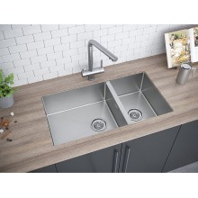 Кухонная мойка Paulmark Osser 78 PM527844-BS Брашированная сталь