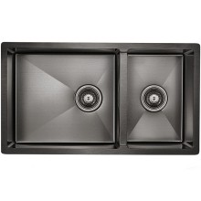 Кухонная мойка Paulmark Osser 78 PM527844-GM Вороненая сталь