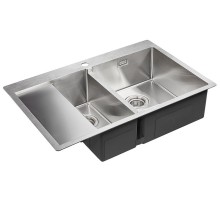 Кухонная мойка Paulmark Union 78 PM537851-BSR Брашированная сталь