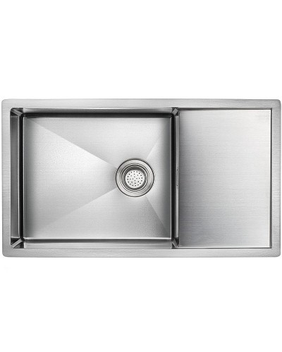 Кухонная мойка Paulmark Platte 78 PM807844-BS Брашированная сталь
