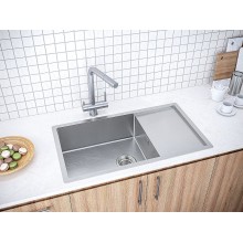 Кухонная мойка Paulmark Platte 78 PM807844-BS Брашированная сталь