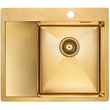 Кухонная мойка Paulmark Alster 59 PM825951-BGR Брашированное золото
